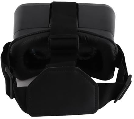 RASTKY VR-Brille, Geeignet für Kurzsichtige Benutzer, 3D-Virtual-Reality-Headset, Komfortables Design für, Schwarz (V6-Brille + Y1 schwarzer Griff)