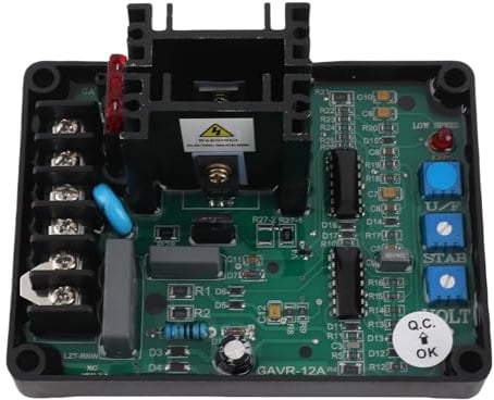 ZAICOLER Regulador de Voltaje del Generador Protección contra Sobretensión Controlador de GAVR-12A para Piezas de Grupo Electrógeno