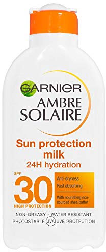 GARNIER Ambre Solaire, Sonnencreme, Sun Protection Milk SPF30, 200ml