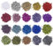 Pailletten-Set, metallic, 20 Farben im 15g Beutel | Pailletten zum aufnähen, aufkleben, auffädeln | Nähen, Kunst, DIY, Schmuck basteln (Ø 6mm - 24000 Stück)