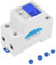 Ftvogue - Misuratore di Consumo Elettrico Monofase, Guida DIN con Schermo Digitale LCD Retroilluminato, 5-32A, 230V