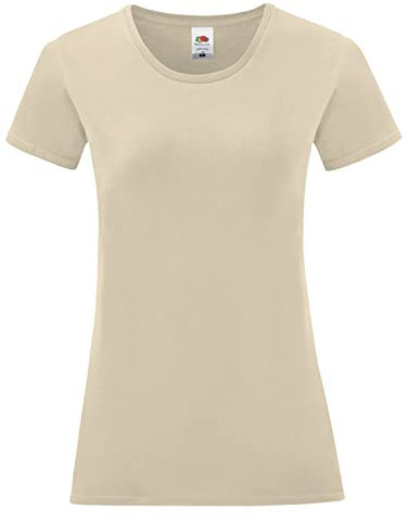 Fruit of the Loom Women's T-Shirt, beige, XXL