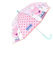 Peppa Pig Parapluie manuel transparent 42 cm, rose, 0