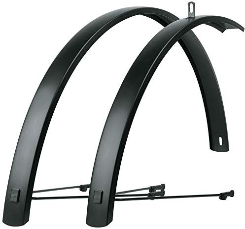 SKS. Trekkingbleche 28 Edge AL 56 56mm Aluminium schwarz matt ca. 568g Fahrrad