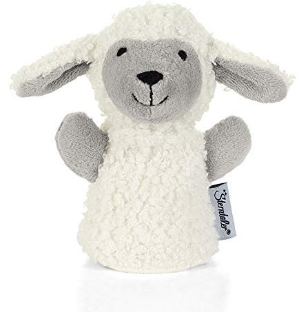 Sterntaler 3612068 Fingerpuppe Schaf Stanley, 11 x 11 x 5 cm, Weiß/Grau