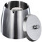 HONZUEN Cendrier Exterieur Interieur Ashtray Outdoor Incassable Metal, Beau Cendriers en Acier Inox Coupe-vent avec Couvercle Anti Odeur pour Jardin Balcon Maison Restaurant, Grand
