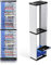 Nargos Video Game Storage Stand Tower for PS5/ PS4/ PS3/ Xbox Series S & X/Xbox one Game, Universal Game Disc Holder Vertical Blu Ray Case Organizer