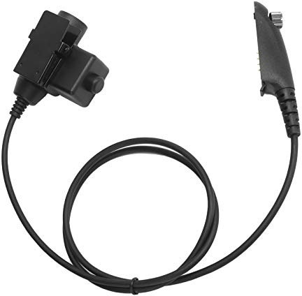 PUSOKEI Walkie Talkie Headset Adapter, U94 PTT Ohrhörer Headsphone Adapter für Motorola GP140 GP320 GP328 GP338 GP340, Plug and Play