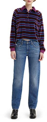 Levi's Damen Middy Straight Jeans, Idle Time, 28W / 31L