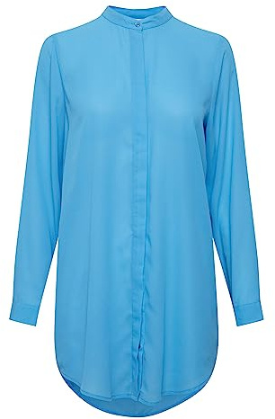 ICHI Women's IHCELLANI Long SH2 Blouse, 174336/Blithe, 38