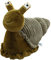 Martin Kench Schnecken Stofftier Plüschtier, Kuscheltier Schnecken Plüschkissen Tier Kissenpuppe Spielzeug Geschenk für Kinder Mädchen Jungen (28cm)