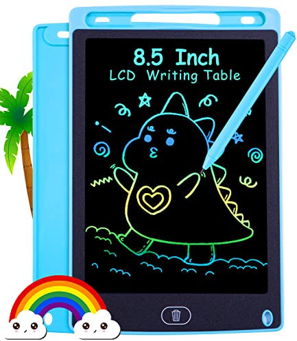 Tablette dessin enfant,8,5 Pouces Ardoise Magique,Tablette Enfant 3 4 5 6 Ans,Ardoise Magique Enfant,Jouets pour Filles Garçons,Tablette Magique Cadeau Enfant Enfant bleu