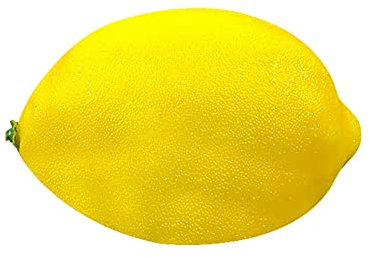 BYNYXI 6 Stücke Künstliche Zitronen Deko, 7cmx5cm Lebensechte künstliche Früchte Gelbe Grün Zitronen Schaum Zitrone Gefälschte Obstschale Zitronen Früchte Obst für Home Kitchen Dekoration