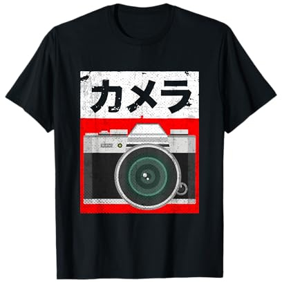 Japanese Analog SLR Camera For Cameraman Photographer T-Shirt