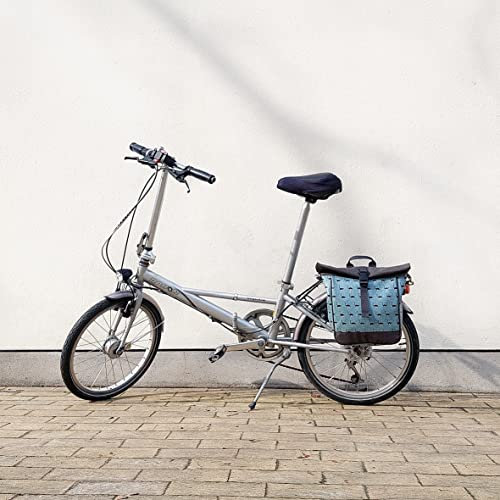 Ikuri Kleine Fahrradtasche 20-26’’ für Kinder Falträder Klappräder aus Plane mit Umhängegurt – Modell Avestruz