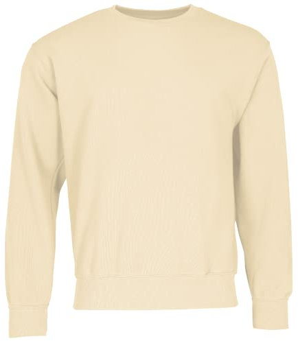 Fruit of the Loom Sweatshirt mit angesetzten Ärmeln, Farbe:Natur, Größe:S