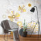 Livingwalls Vliestapete - Tapete Blumen in Gelb, Beige und Rosa - Wandtapete für verschiedene Räume - Wandbild XXL 2,80 m x 1,59 m
