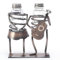 WDLFCGC Funny Salt And Pepper Shakers Set Novelty - Two Glass Shakers With Lids, Guitar Couples Holder Caddy For Spices And Seasonings, For Kitchen, Dining Or Table Decor (guitar couples)