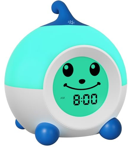 I·CODE Kinder Wecker, Lichtwecker Kinder Mit Abschaltautomatik &Wake Up Light, Schlaftrainer Kinder Klein Kinder Jungen Mädchen Teens