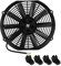 BOROCO Ventilateur de refroidissement universel pour moteur de voiture 12 12 V 80 W - Accessoire de voiture - Lames droites - Ventilateur de refroidissement universel pour la plupart des voitures