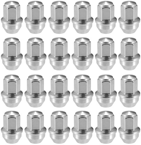 QUARKZMAN Goujons de Roue Longs dentelés, 24 pièces, M14X1.5 No.Acpz1012B pour Ford F-150