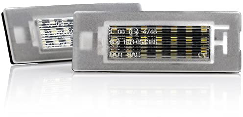 LIGHTDELUX LED Kennzeichenbeleuchtung Nummernschildbeleuchtung Canbus Plug&Play ersatz für Fiat Panda MK3, MK4 V-03441901