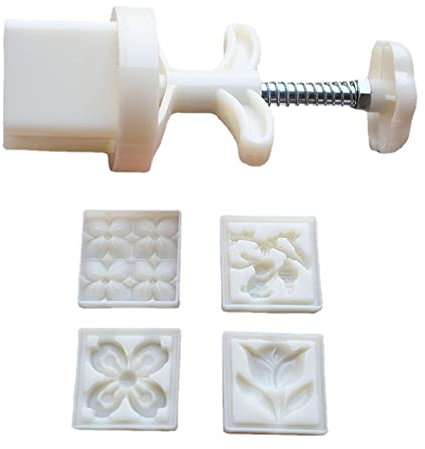 Moule à gâteau de lune en forme de lapin - Moule à gâteau de lune à pression manuelle pour festival de la mi-automne - Moule à gâteau de lune - Moule à gâteau de lune - Moule à gâteau de lune