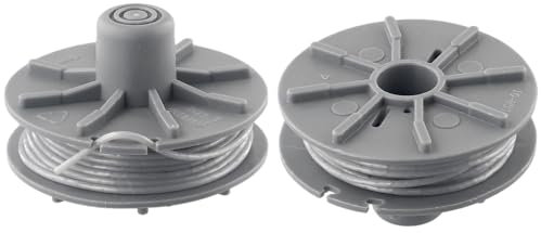 Für 05307-20 2 Stück Drahtspule Ersatzteil für SmallCut 300 SmallCut 350/23 für EasyCut 400/25 Rasentrimmer, 6,1 m x 1,65 mm Spulenschnur Ersatzteil für Rasenmäher