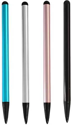 4 pcs penne stilo capacitive universali per touch screen, penne stilo per tutti i tablet, penne stilo per touch screen, per iPhone iPad Pro Mini Samsung Galaxy Surface Huawei Lenovo ecc.