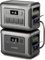 ALLPOWERS R1500 - Estación de energía portátil con batería adicional B1000, 1152 Wh-2304 Wh LiFePO4, generador solar de 1800 W para emergencias en el hogar, emergencias, campamentos y RV