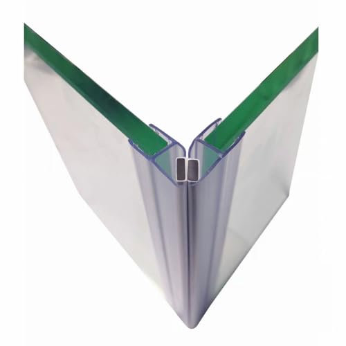 GUARNIZIONI PER VETRO E PER BOX DOCCIA | IN DIVERSI MODELLI E MISURE | PER VETRO DA 6-8 mm | LUNGHEZZA 200 cm (MODELLO MAGNETICA 90°)
