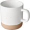Dein Wunschtext als Gravur auf einer weißen Keramik Tasse mit 360ml - spülmaschinenfest - groß - Design (OHNE Gravur)