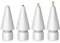 GLUBEE Replacement Tips for Apple Pencil Pro 2nd 1st Gen USB-C with Metal Core and POM Material Wear-Resistant Precise Tips Compatible with iPad Pro Air Mini 2023-2025 (4 Pack)
