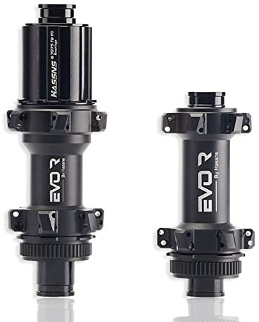 TOTLAC Mozzi per Bici da Corsa, Perno Passante 12x100 mm/12x142 mm, Center Lock, Freno a Disco, 24 Fori, Set mozzi Anteriori e Posteriori per 11 velocità