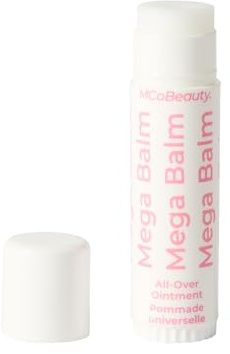 MCoBeauty Mega Balm All Over Ointment - Coconut, Multi Purpose Lip Balm | Skin Hydrating Treatment for Dry Lips, Nourishing Conditioning Balm, Vegan & Cruelty Free