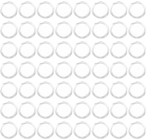 ORFOFE Transparente Acryl Münzsammelbox 200 Stück für Münzen und Token