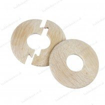 Ideal Standard Pack of 2 x (Light/Raw) Solid Oak Pipe covers available in Light, Medium or Dark