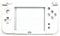 Boîtier Charnière inférieur Cadre central Coque pour Nintendo New 3DS XL LL 2015 Verison de remplacement