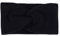 Zwillingsherz Stirnband mit Zopf-Knoten - Hochwertiges Strick-Kopfband für Damen Frauen - Kaschmir - Ohrenschutz - Haarband - warm weich und luftig für Frühjahr Herbst und Winter - navy