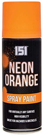 2XSpray Paint Gloss Neon Orange