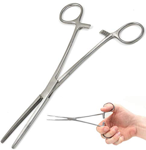 Panther Surgical Stainless Steel 6'' 8'' 10''12'' Straight or Curved Fishing Forceps carp Sea Fly