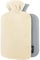 Wärmflasche mit Bezug – Weicher Premium Vliesbezug – 1,8l groß Wärmeflasche, Wärmflasche Kinder, Bettflasche für Erwachsene - Champagne - 1 Stück