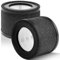 2 Packs TT-AP001 True HEPA Replacement Filter for TaoTronics TT-AP001 Air Purifier and VAVA VA-EE014 Air Purifier, 3-in-1 True HEPA and Activated Carbon Filter Set