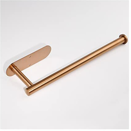 YEKIM Porte Papier Toilette Porte-Papier en Or Rose adhésif 304 en Acier Inoxydable sans poinçonnage étagère à Rouleaux de Papier hygiénique pour Cuisine Salle de Bain Tissu Suspendu