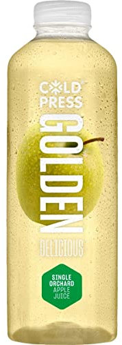 COLDPRESS Zumo de manzana golden exprimido con vitamina C botella 750 ml