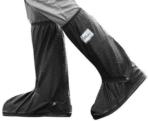 Scarpe Pioggia Impermeabile Copriscarpe, Copriscarpe Impermeabili Antiscivolo Sovrascarpe Riutilizzabile Ciclismo Camminare Galosce Pioggia Neve e Fango Pioggia Stivali Scarpe Copri Scarpe (42-43)