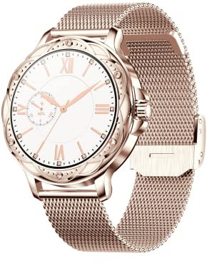 INF Montre intelligente pour homme et femme, montre intelligente avec fréquence cardiaque, mesure de la pression artérielle et analyse du sommeil, podomètre, calories, étanche IP67, écran clair