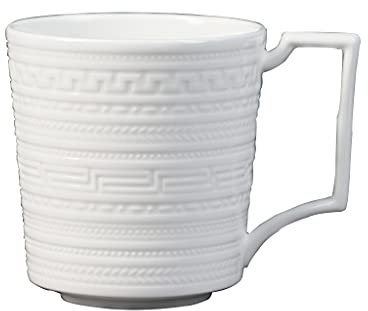 Tazas Taza de café en blanco lisa de sublimación blanca hecha de juego de té de porcelana de cerámica Tazas de café con leche for la oficina y el hogar Tazas de café blancas de cerámica Tazas grandes,