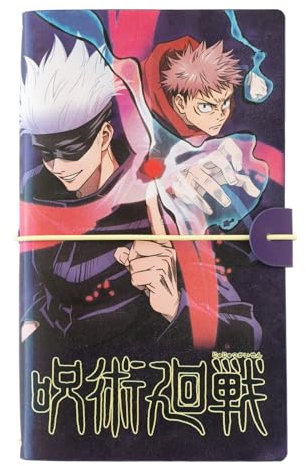 Grupo Erik Reisetagebuch zum Selberschreiben Jujutsu Kaisen Manga Bullet Journal Dotted Notizbuch Leder (synthetisch) Tagebuch für Erwachsene Kinder Notizbuch Klein Zeichenbuch Skizzenbuch Notizbuch