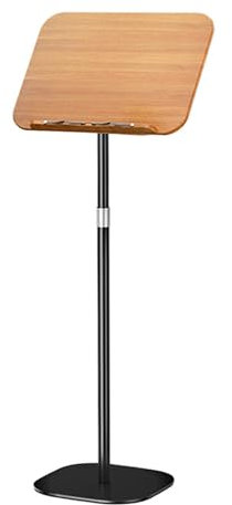 MZQMK Tragbares Rednerpult Für Klassenzimmer, Kirche Oder Zeremonie, Multifunktionaler Lese- Oder Laptoptisch, Tisch Mit Gekippter Tischplatte Und Kantenstopper